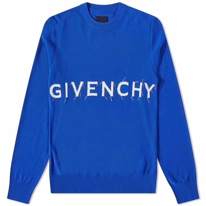 Photo: Givenchy Logo Thread Crew Knit