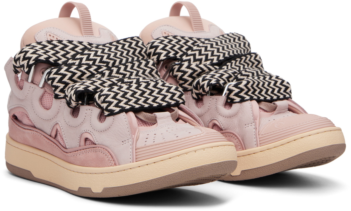 Lanvin Pink Curb Sneakers