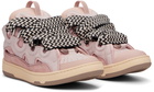 Lanvin Pink Curb Sneakers
