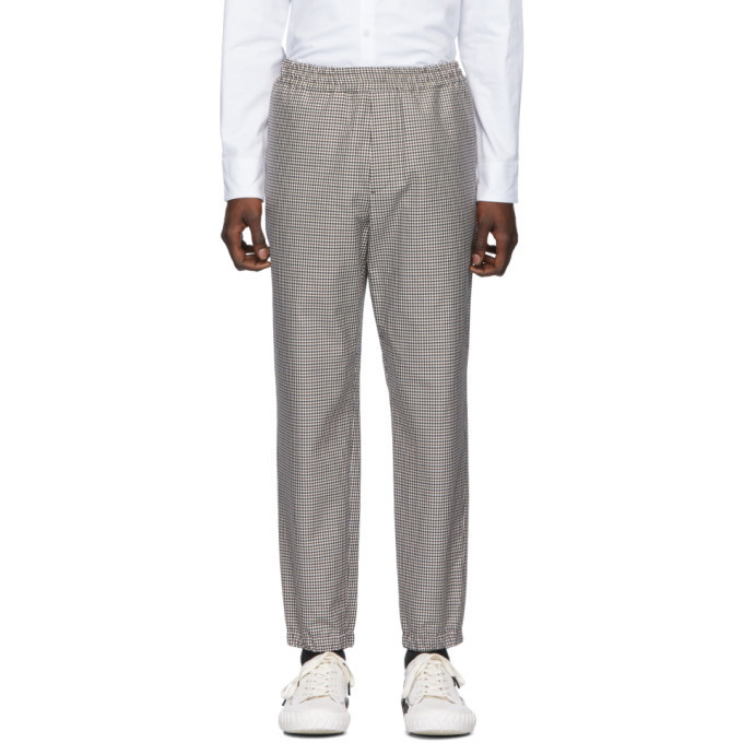 Photo: Kenzo Black and Beige Cropped Jog Trousers