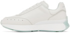 Alexander McQueen White Leather Sneakers