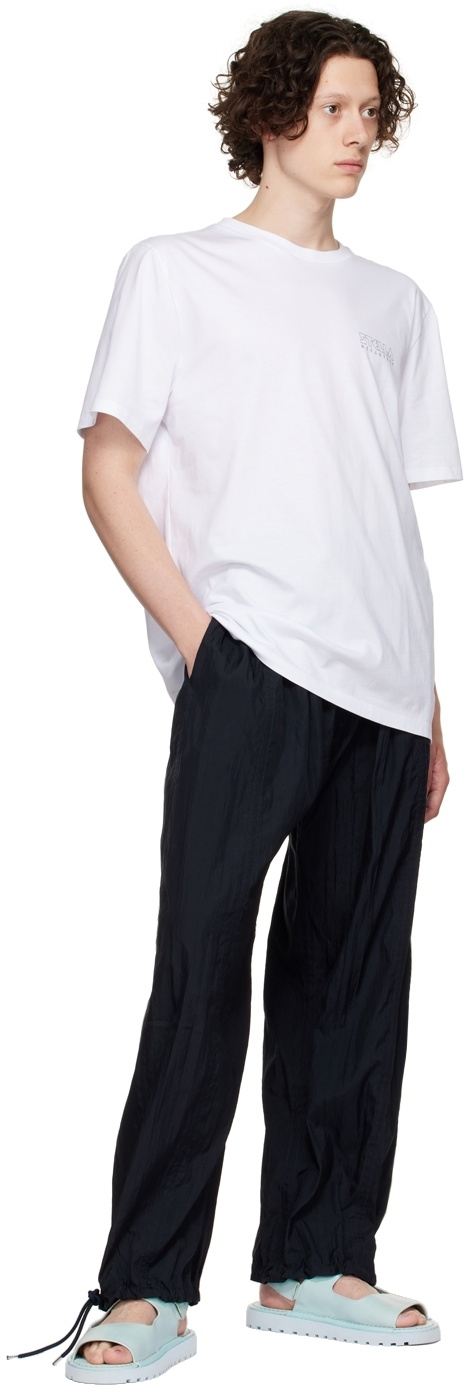 Stella McCartney Navy Nylon Trousers