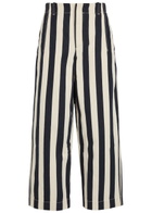 Jacquemus Le De-nîmes Parasol Striped Denim Trousers Navy