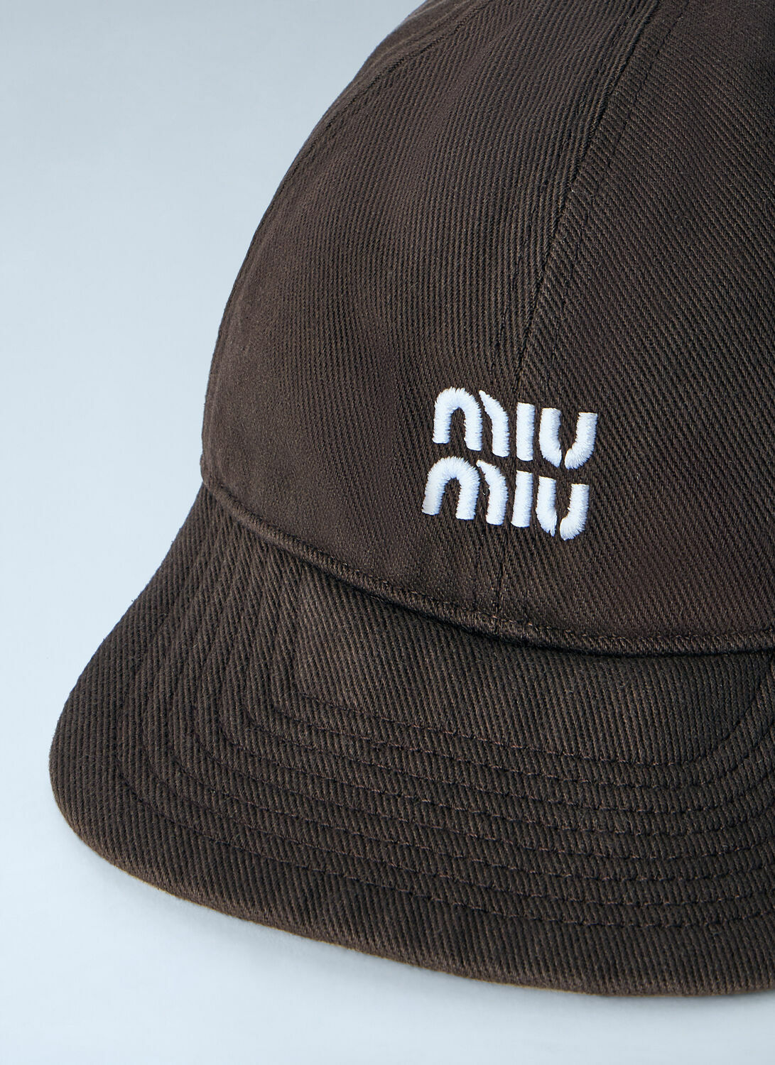 Miu Miu Denim Baseball Cap
