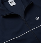 adidas Originals - Samstag Piped Stretch-Knit Track Jacket - Blue