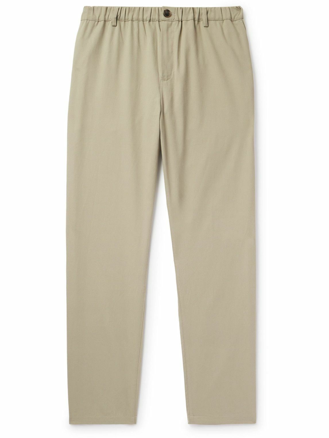 A Kind Of Guise - Straight-Leg Cotton-Twill Trousers - Neutrals