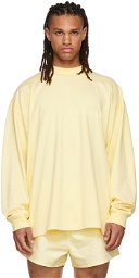 Fear of God ESSENTIALS Yellow Flocked Long Sleeve T-Shirt
