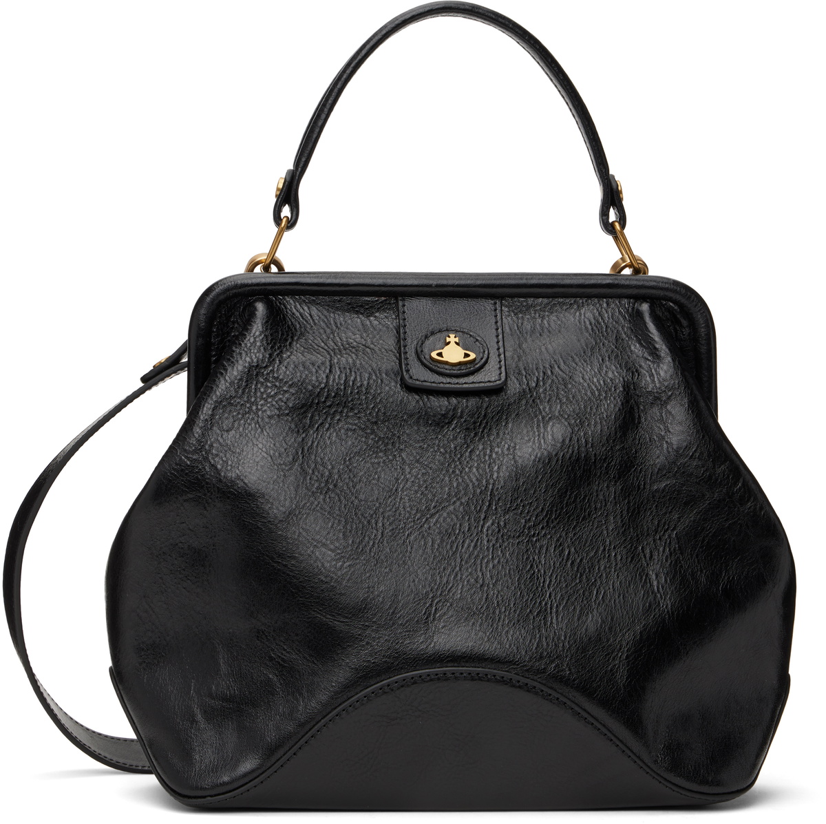 Vivienne Westwood Black Kim Crossbody Bag Vivienne Westwood Vivienne Westwood Black Kim Crossbody Bag Vivienne Westwood