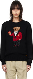 Polo Ralph Lauren Black Lunar New Year Polo Bear Sweater