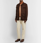 Massimo Alba - Milton Mélange Cashmere Rollneck Sweater - Camel