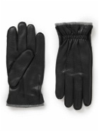 Dents - Edington Cashmere-Lined Leather Gloves - Black