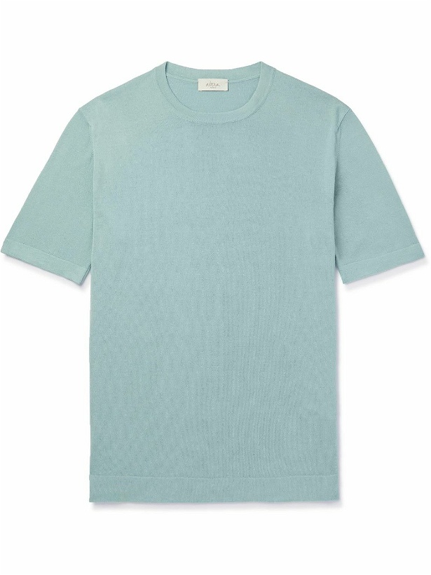 Photo: Altea - Slim-Fit Lyocell and Cotton-Blend Jersey T-Shirt - Green