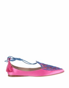 Giorgio Armani Womens Ballet flats Fuchsia
