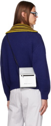 Marni Blue Half-Zip Sweater