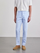 Orlebar Brown - Griffon Straight-Leg Linen Trousers - Blue