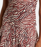 Proenza Schouler White Label Maisy printed cotton-blend tube top