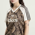 Adidas Women's Satin Jersey in Linen/Magic Beige