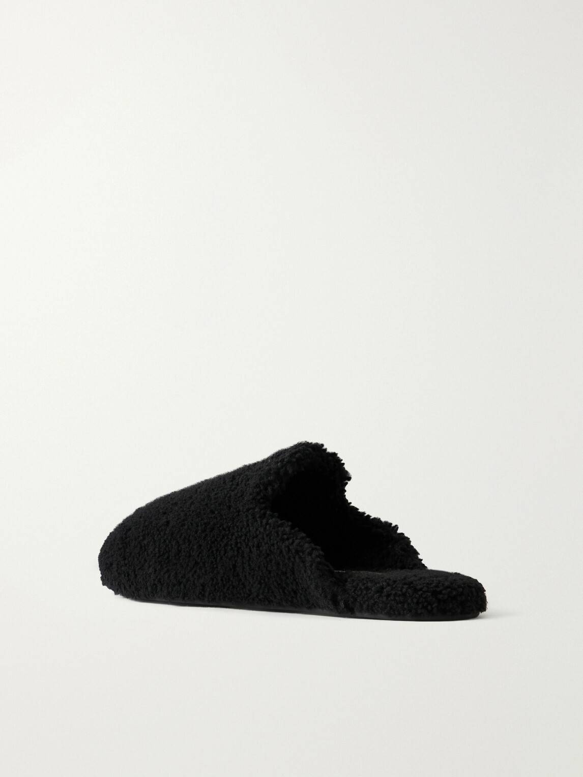 TEKLA - Shearling Slippers - Black