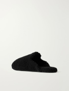 TEKLA - Shearling Slippers - Black