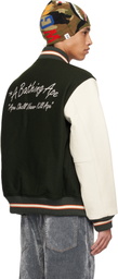 BAPE Green Bape Varsity Bomber Jacket