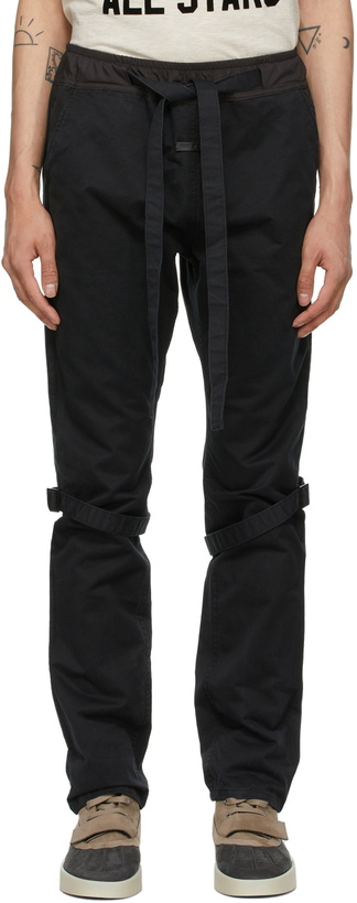 Photo: Fear of God Black Bondage Lounge Pants