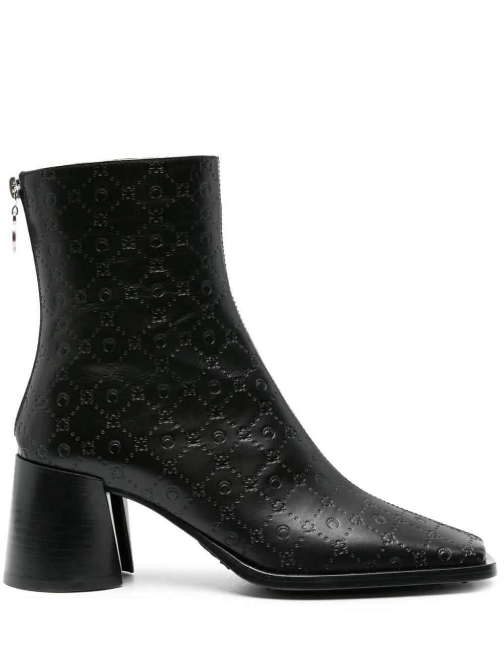 Marine Serre Embroidered Cotton Blend Moon Diamant Ankle