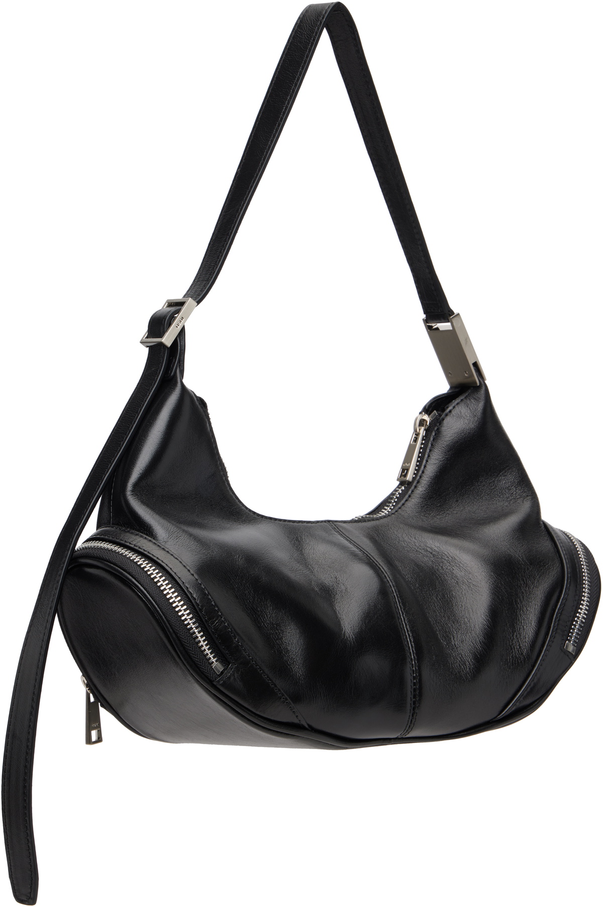 OSOI Black Cargo Hobo Bag