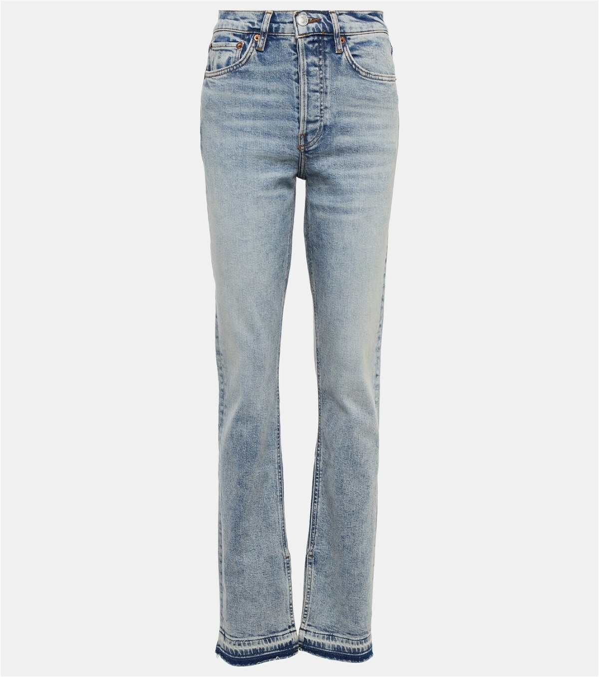 Re/Done - 70s high-rise split-hem bootcut jeans Re/Done