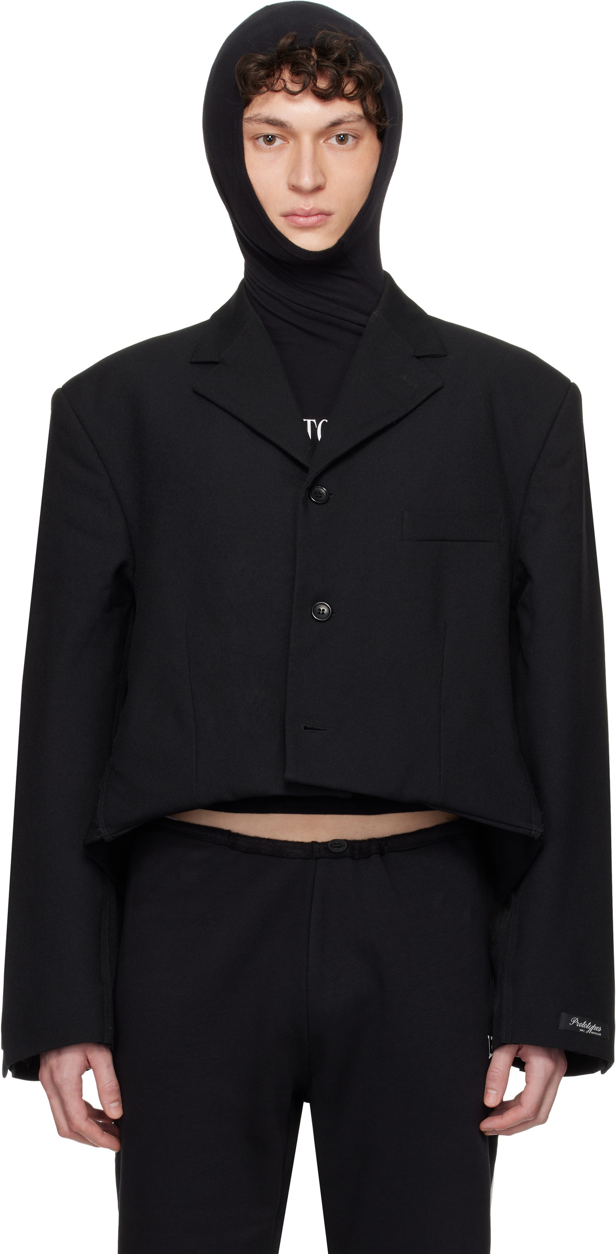 Prototypes Black 2 Way Tailored Blazer