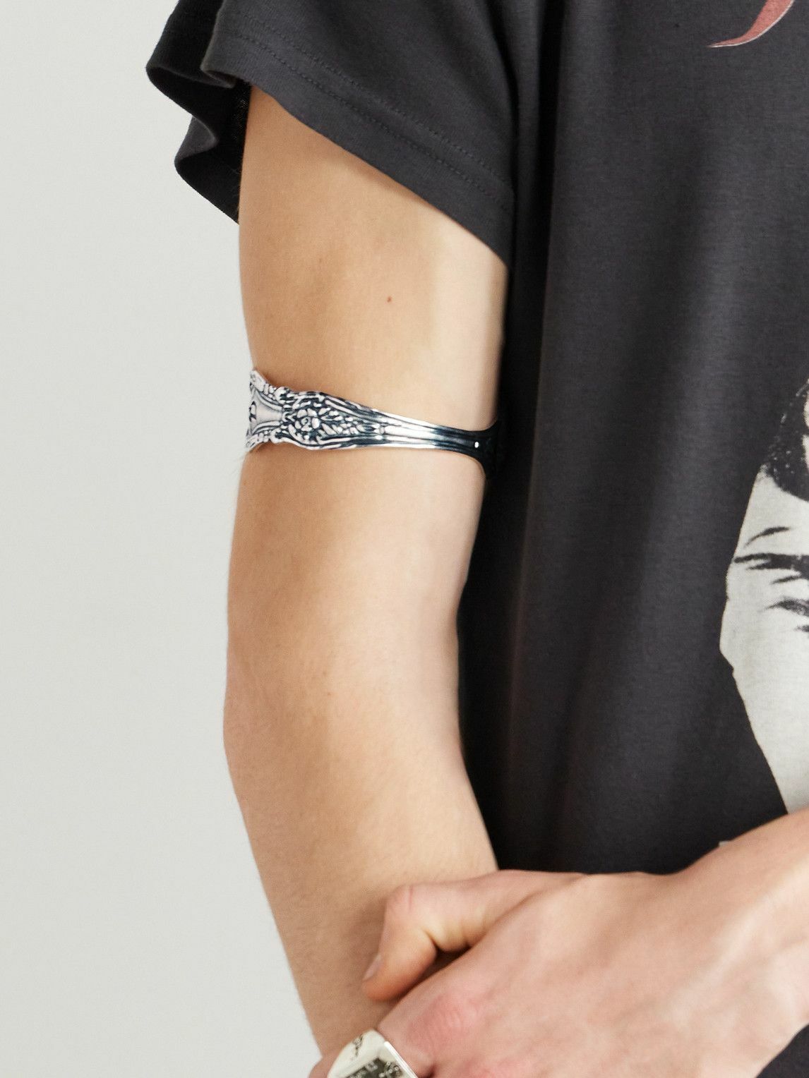 Enfants Riches Déprimés - Spoon Engraved Silver Arm Cuff