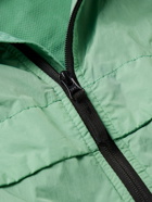 Stone Island - Logo-Appliquéd Crinkle Reps Nylon Hooded Jacket - Green