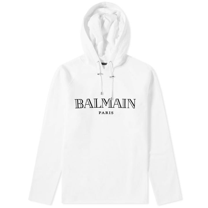 Photo: Balmain Lightweight Paris Logo Hoody