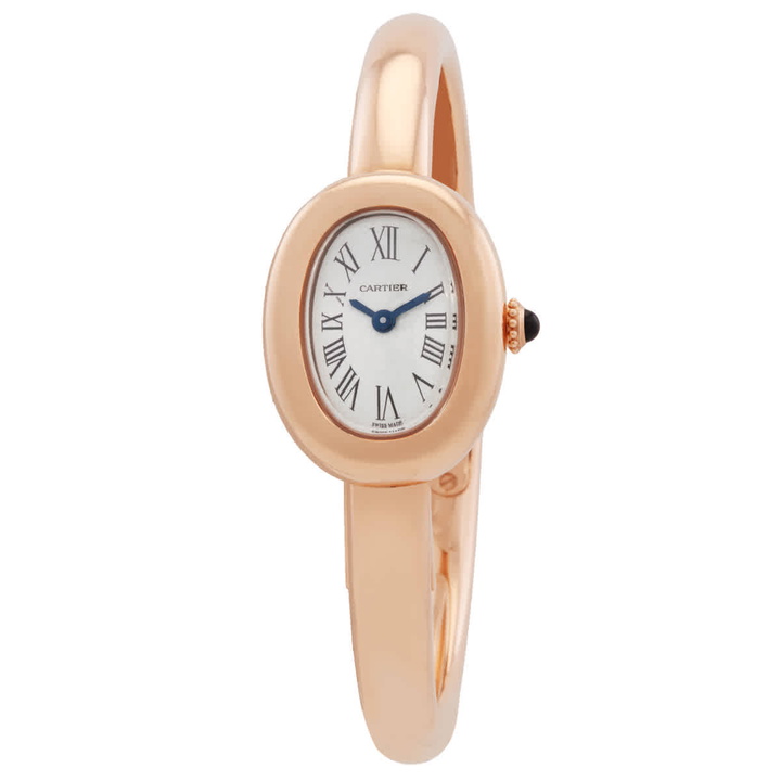 Photo: Cartier Baignoire Quartz Silver Dial Ladies Watch WGBA0047