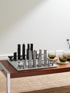 Skyline Chess - Singapore Stainless Steel and Marble Chess Set