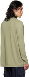 Jan-Jan Van Essche Khaki O-Project Raglan Sleeve Turtleneck