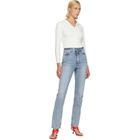 TOTEME Blue High Slim Jeans