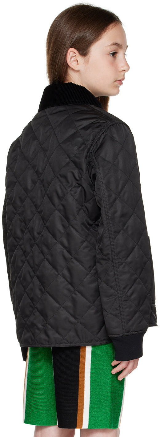 Burberry black diamond sale quilted jacket