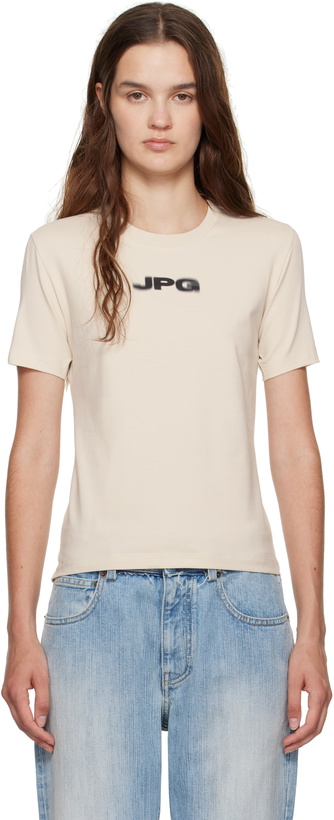 Photo: Jean Paul Gaultier Beige 'The JPG' Baby T-shirt