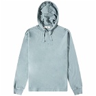 Stone Island Men's Embroidered Logo Lightweight Hoody in Sky Blue