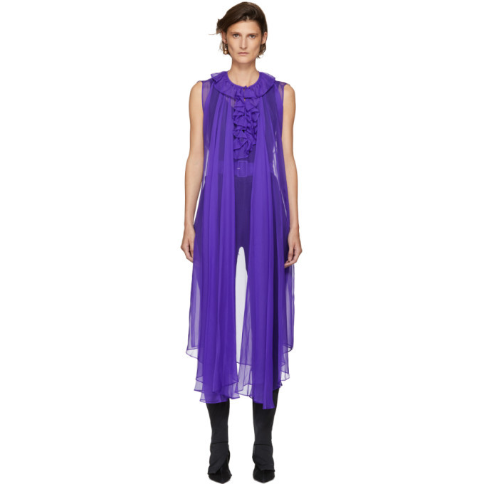 Balenciaga on sale purple dress