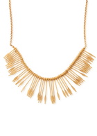 Isabel Marant Fringed Necklace - Brass - One Size
