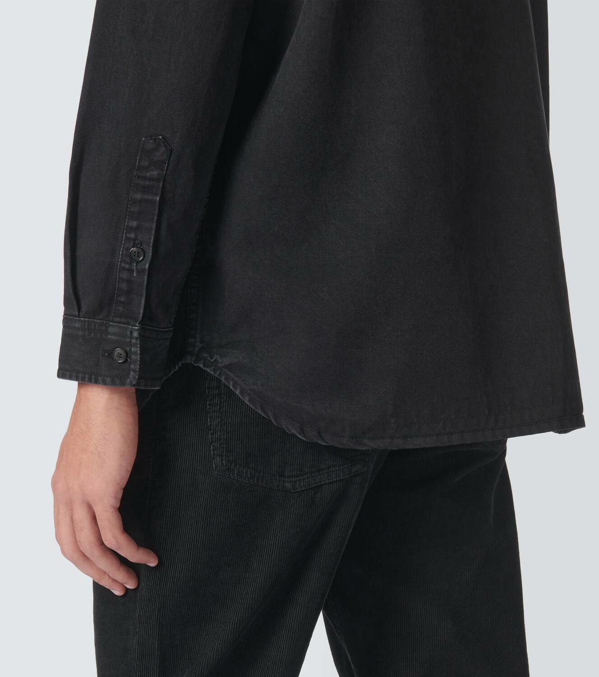 Saint Laurent Cassandre denim shirt Saint Laurent