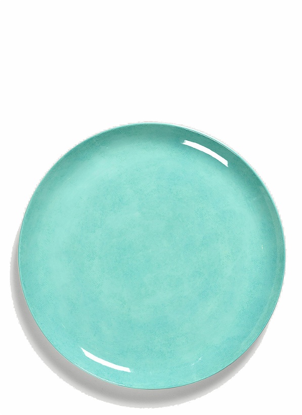 Photo: Set of Two Feast Large Plates in Blue