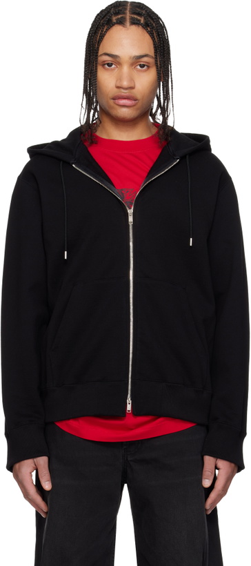 Photo: mastermind JAPAN Black OG Embroidery-Ish Zip-Up Hoodie