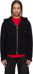 mastermind JAPAN Black OG Embroidery-Ish Zip-Up Hoodie
