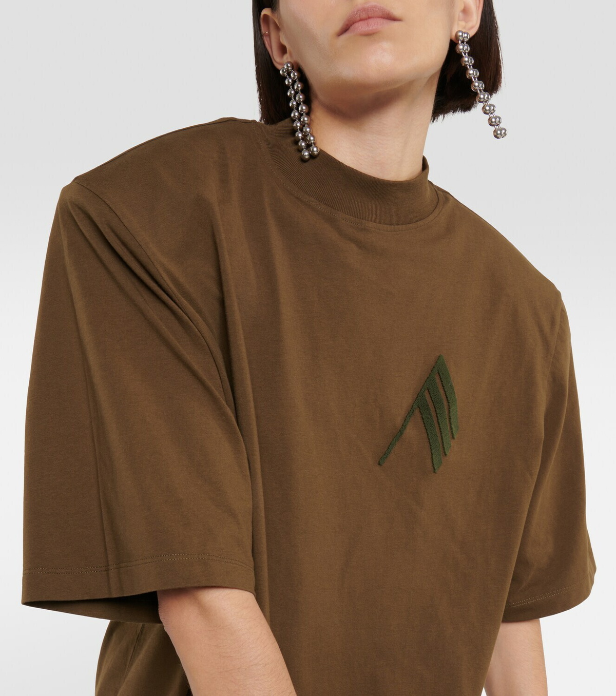 Tシャツ・カットソー THE ATTICO T-SHIRT JEWEL The Attico Cotton T-shirt The Attico