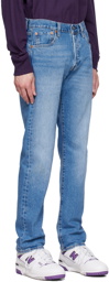 Levi's Blue 501 Slim Taper Jeans