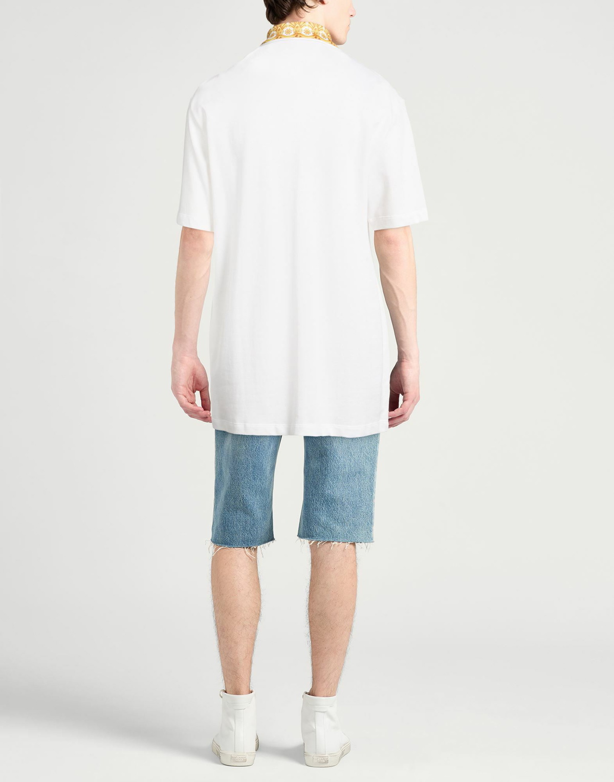 Versace Mens Polo shirt in White