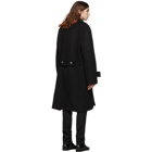 Givenchy Black Long Double Breasted Coat