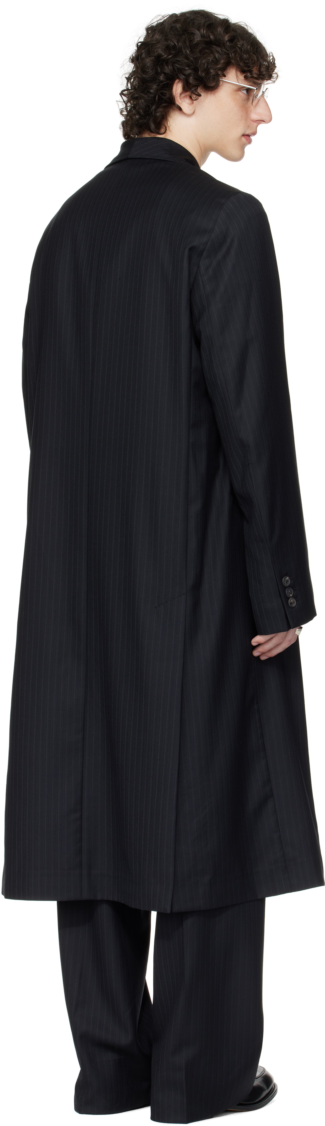 OUR LEGACY WORK SHOP Emporio Armani Black Lungo Coat Our Legacy